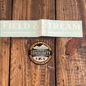 Lot Set of 2 Field & Stream Outdoor Community Program Patch -GUC
